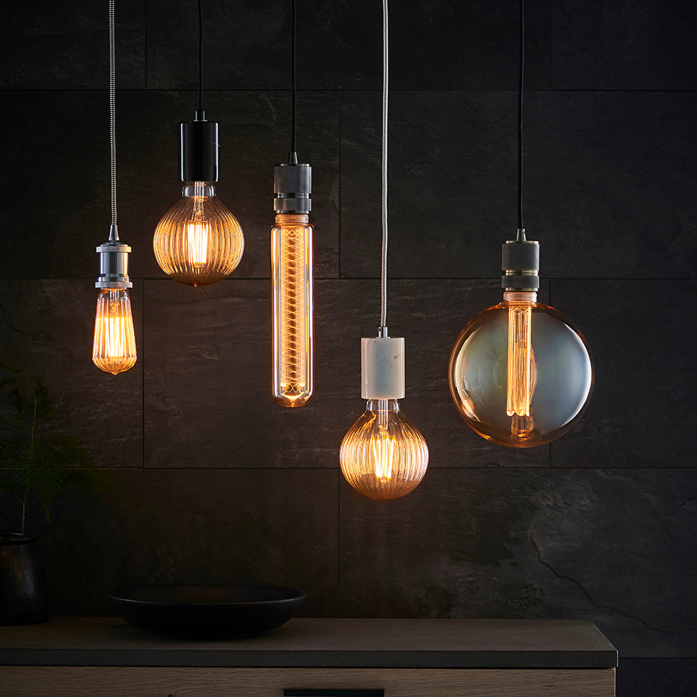 Endon Lighting 76587 Urban 1Lt Pendant Antique Brass Plate