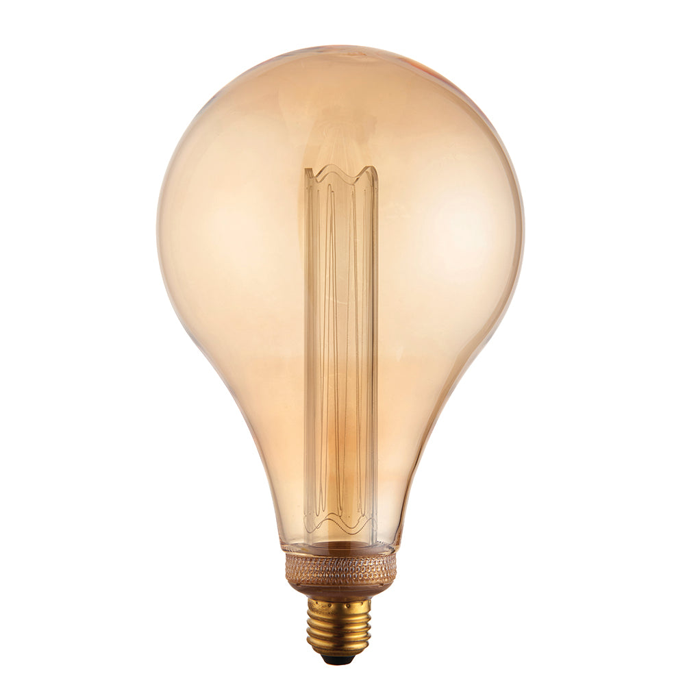 Endon Lighting 77084 Xl E27 Led Globe 1Lt Accessory Amber Glass