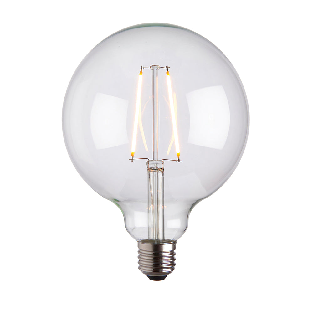 Endon Lighting 77110 E27 Led Filament Globe 1Lt Accessory Clear Glass