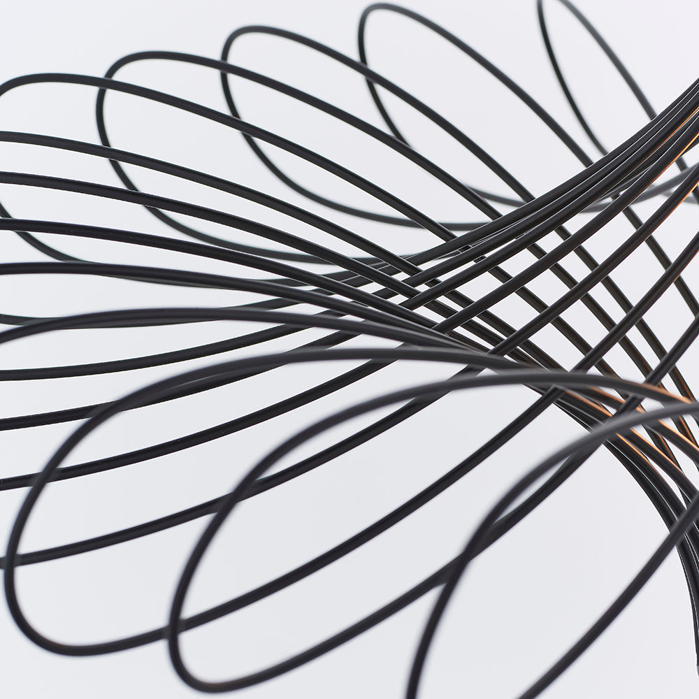 Endon Lighting 79622 Curl 1Lt Pendant Easyfit Matt Black