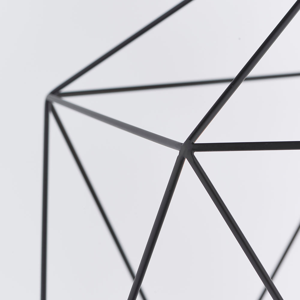 Endon Lighting 79625 Icosa 1Lt Pendant Matt Black