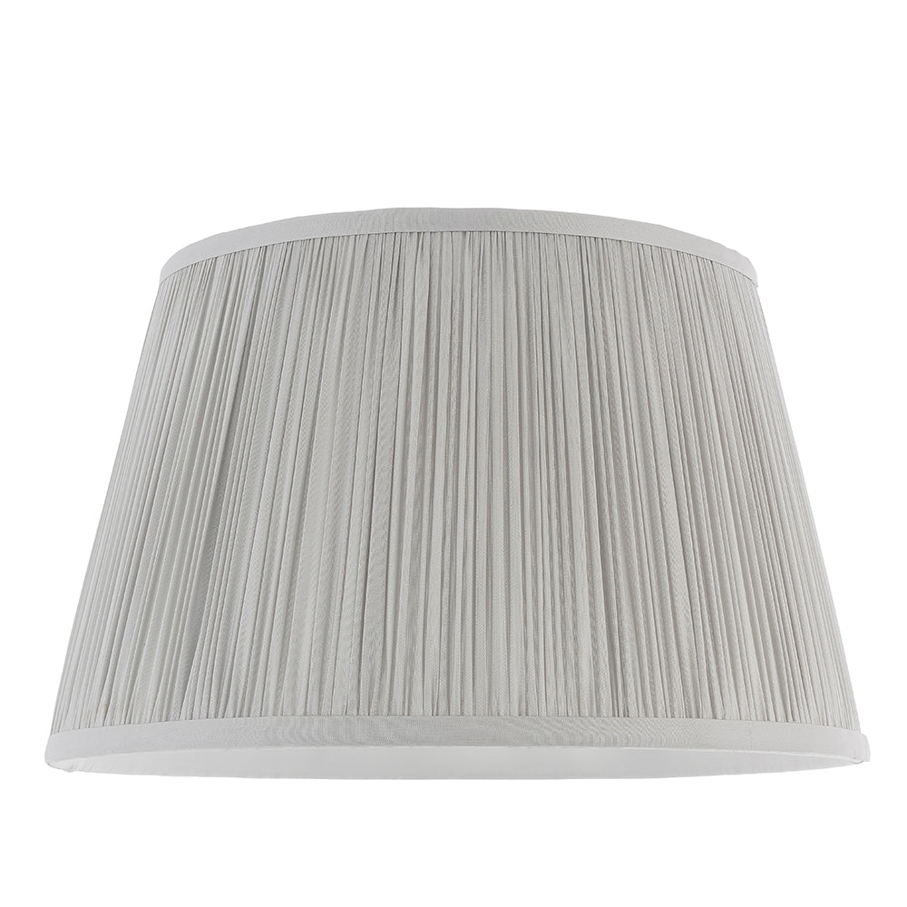 Endon Lighting 79629 Freya 1Lt Shade Silver Silk