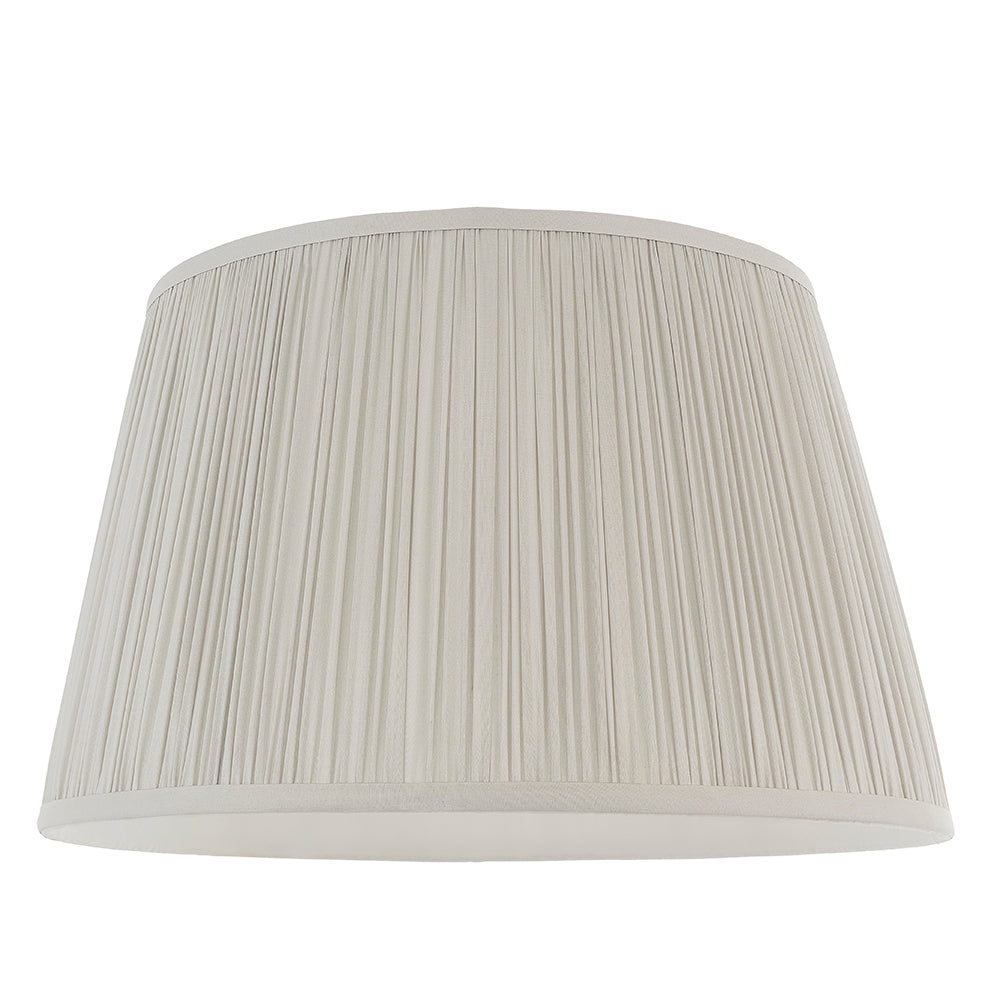 Endon Lighting 79630 Freya 1Lt Shade Silver Silk
