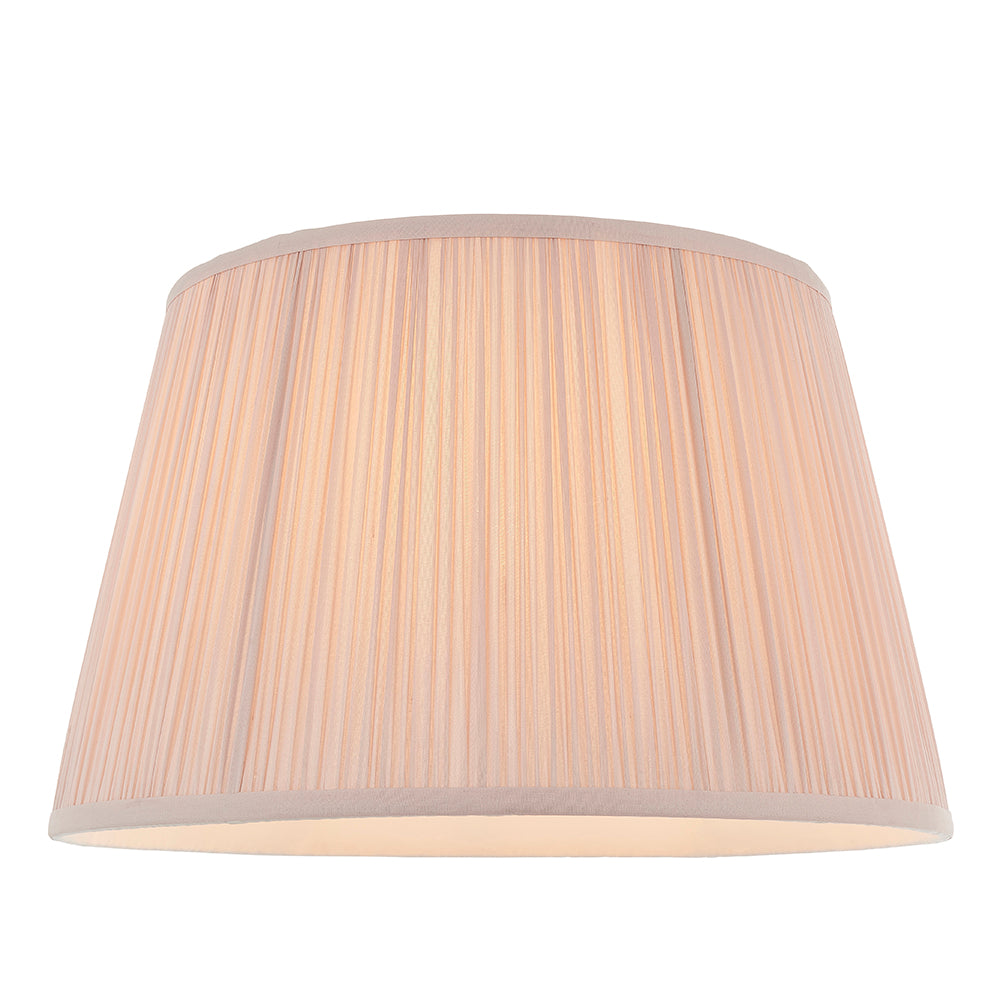 Endon Lighting 79633 Freya 1Lt Shade Dusky Pink Silk