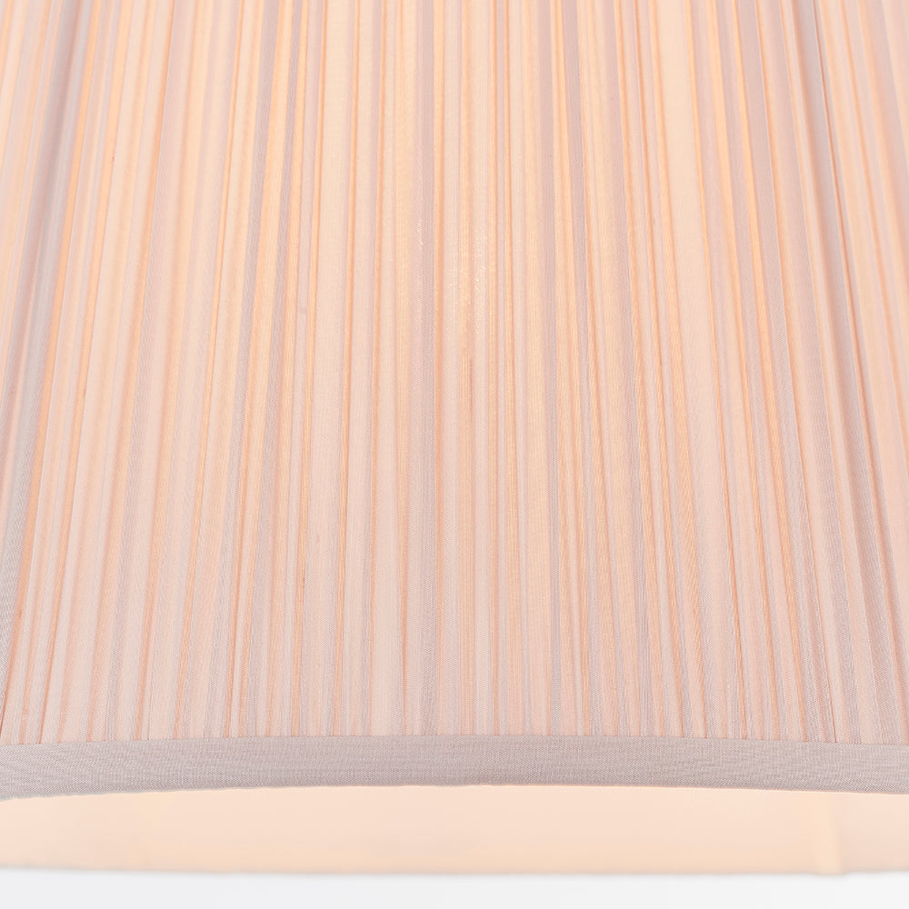 Endon Lighting 79633 Freya 1Lt Shade Dusky Pink Silk