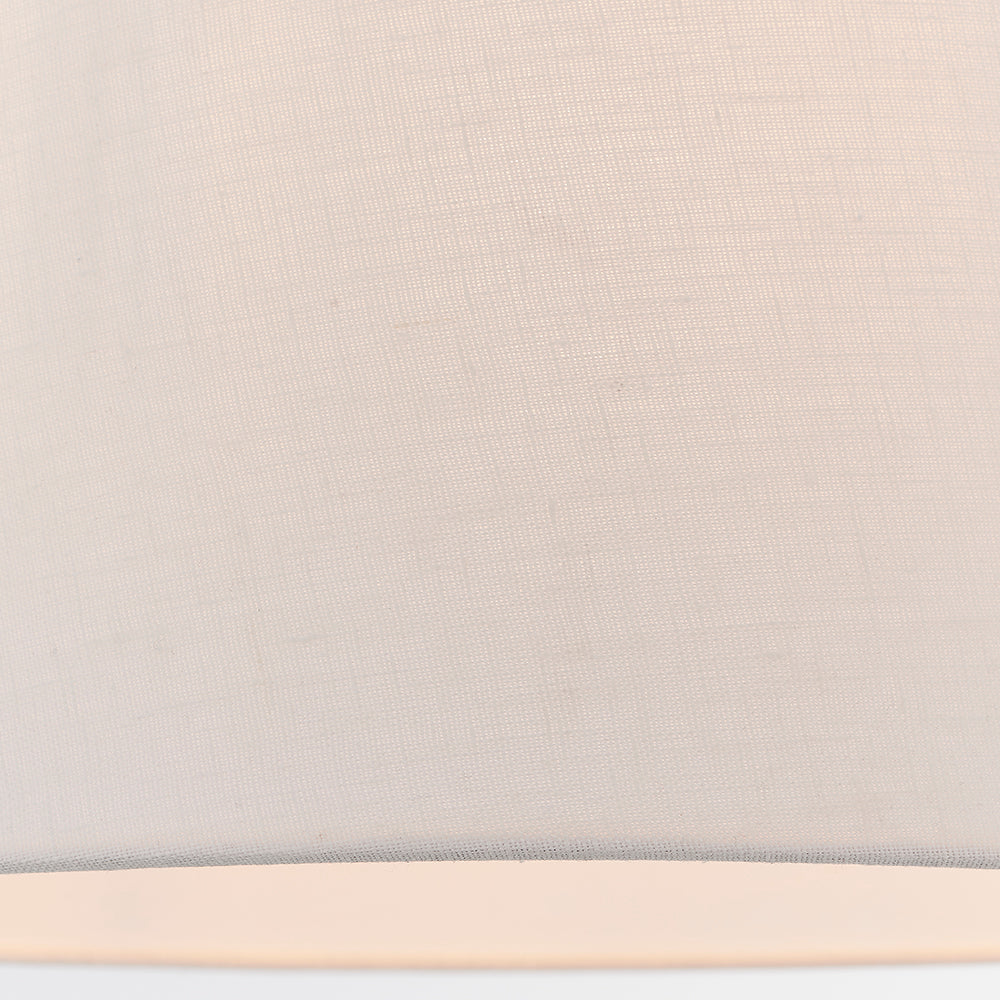 Endon Lighting 79638 Mia 1Lt Shade Vintage White Linen