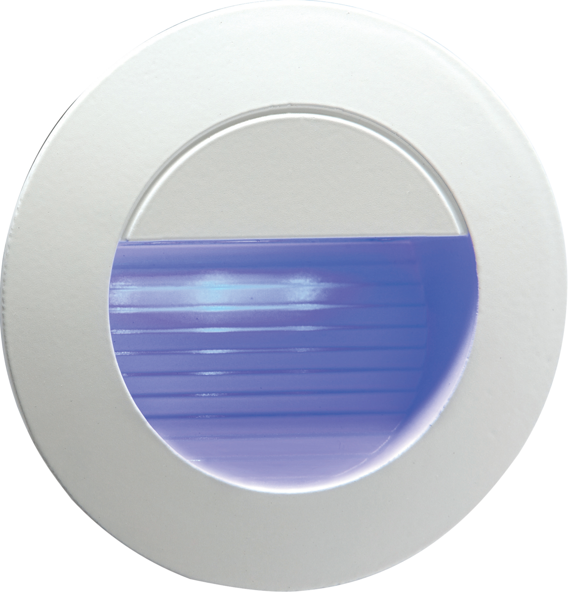 230V IP54 Recessed Round Indoor/Outdoor LED Guide/Stair/Wall Light Blue LED