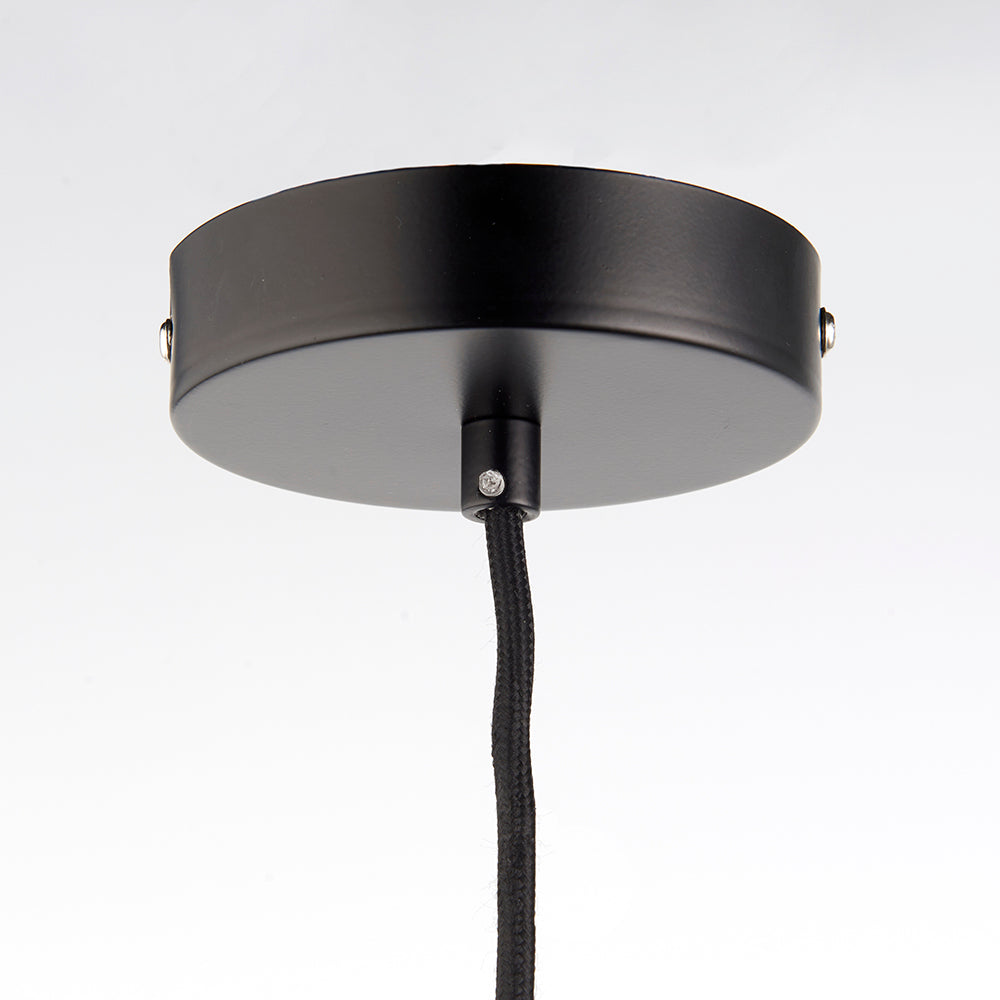 Endon Lighting 80637 Studio 1Lt Pendant Matt Black
