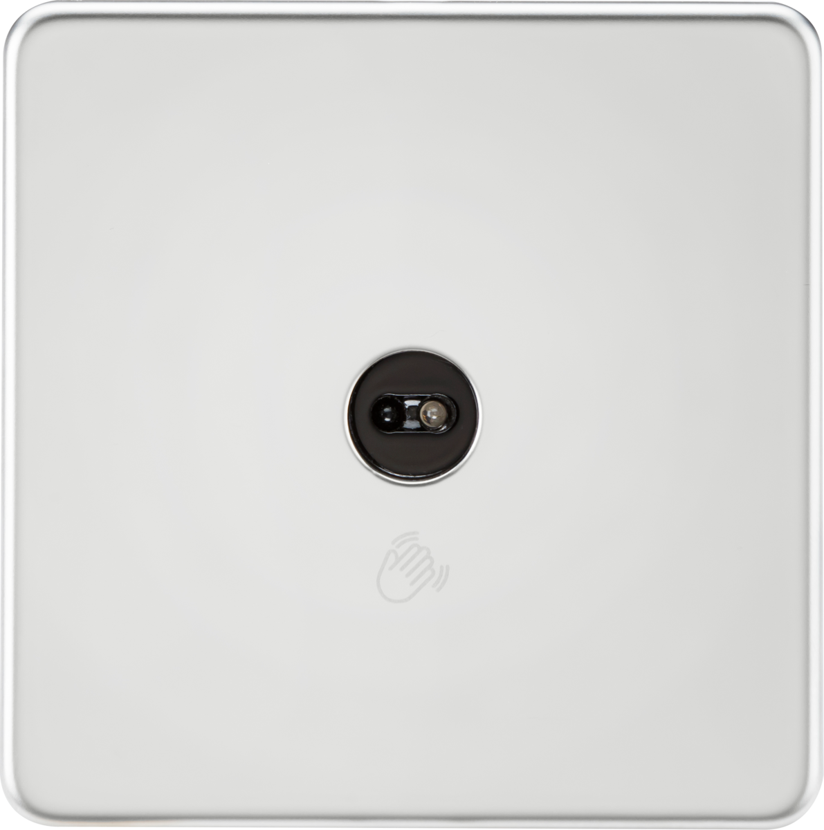 230V 1G 1-way Touchless Switch - Polished Chrome