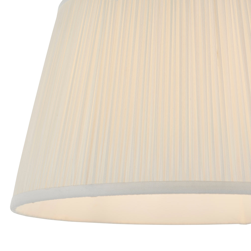 Endon Lighting 81393 Freya 1Lt Shade Vintage White Silk