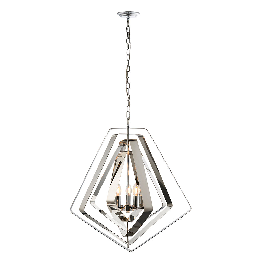 Endon Lighting 81928 Riona 3Lt Pendant Chrome Plate
