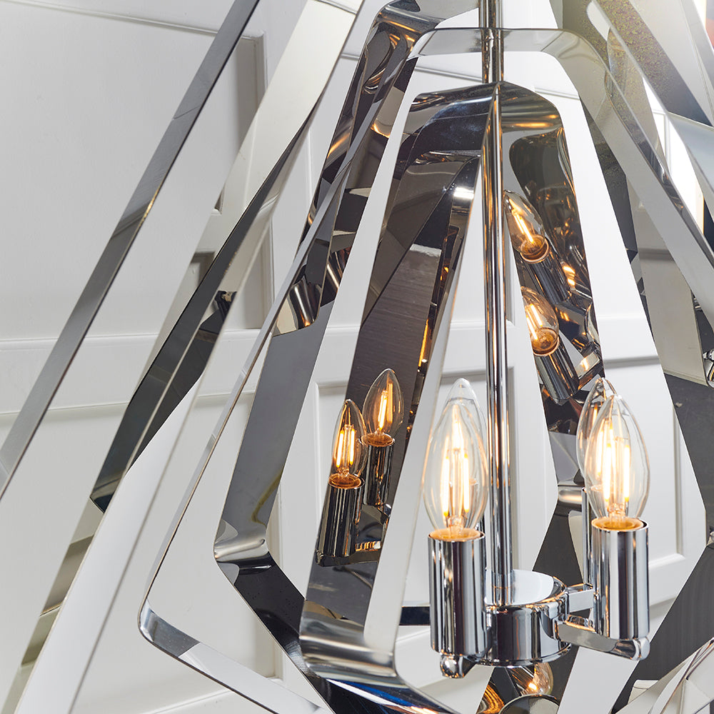 Endon Lighting 81929 Riona 5Lt Pendant Chrome Plate