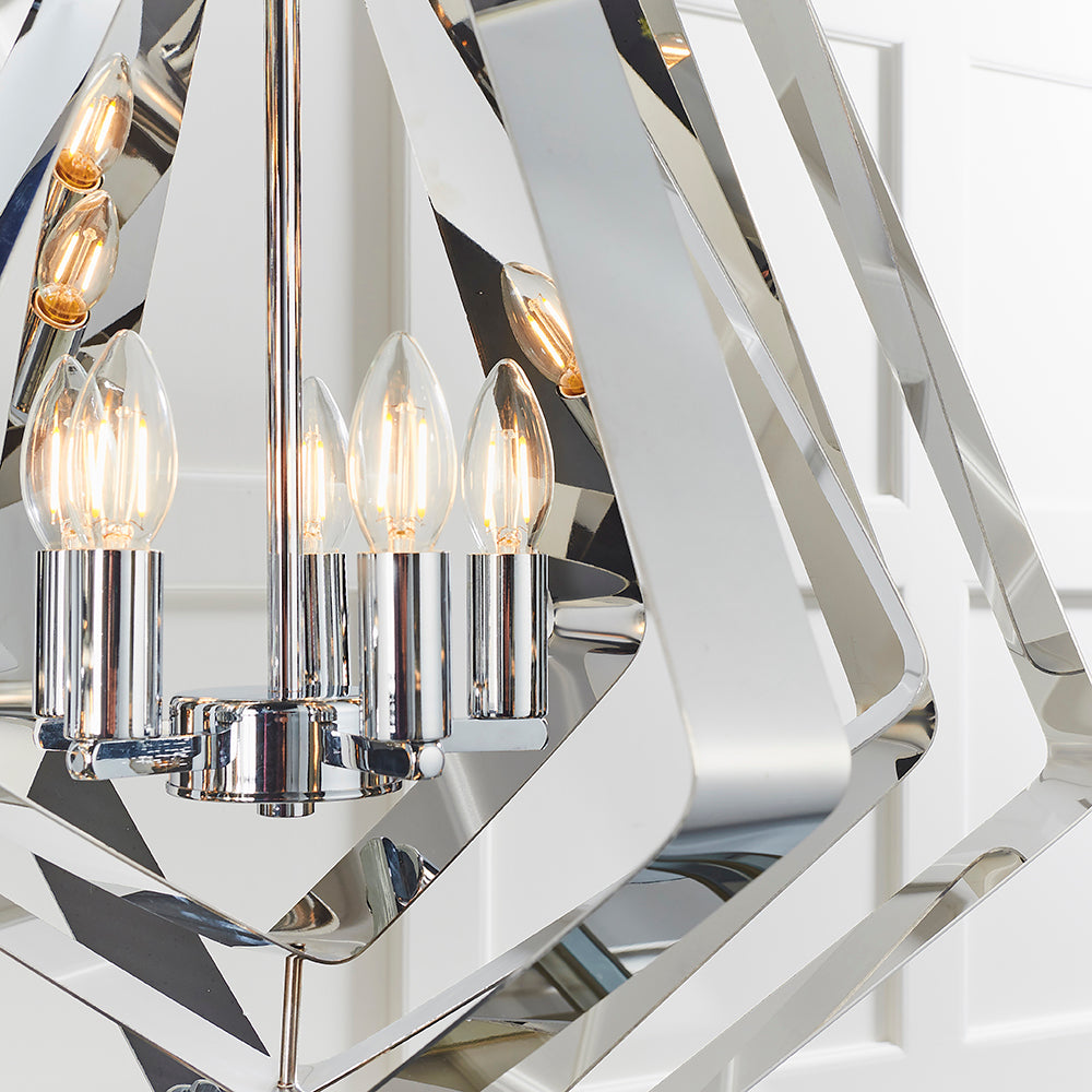 Endon Lighting 81929 Riona 5Lt Pendant Chrome Plate
