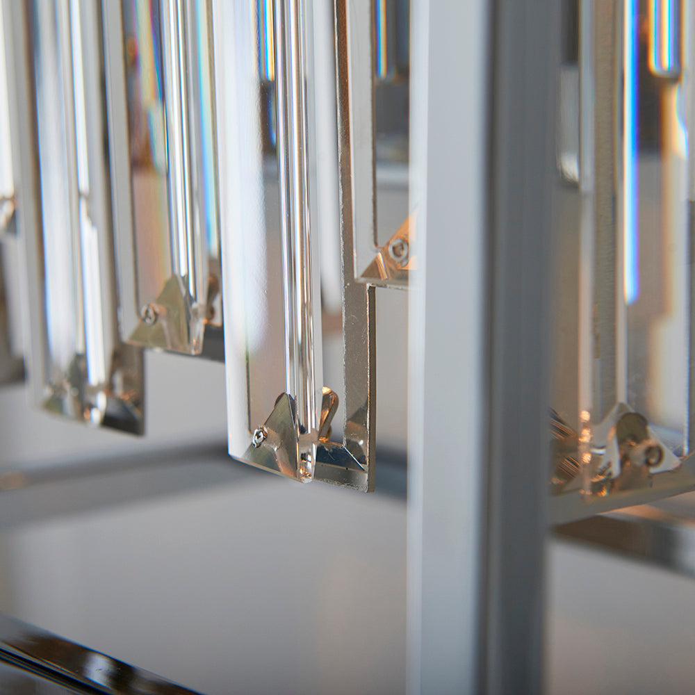 Endon Lighting 81932 Acadia 1Lt Wall Clear Crystal & Chrome Plate