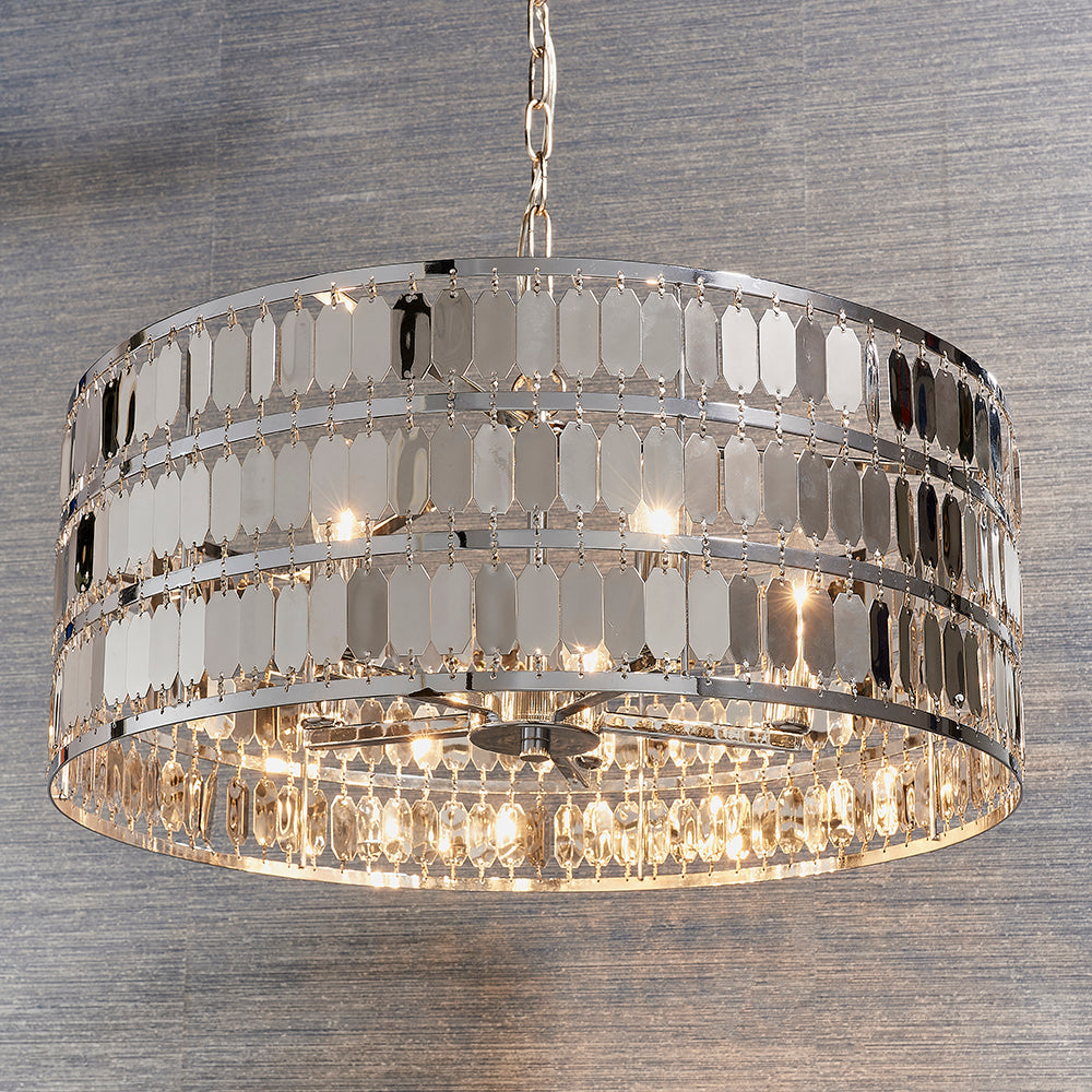 Endon Lighting 81965 Eldora 5Lt Pendant Chrome Plate