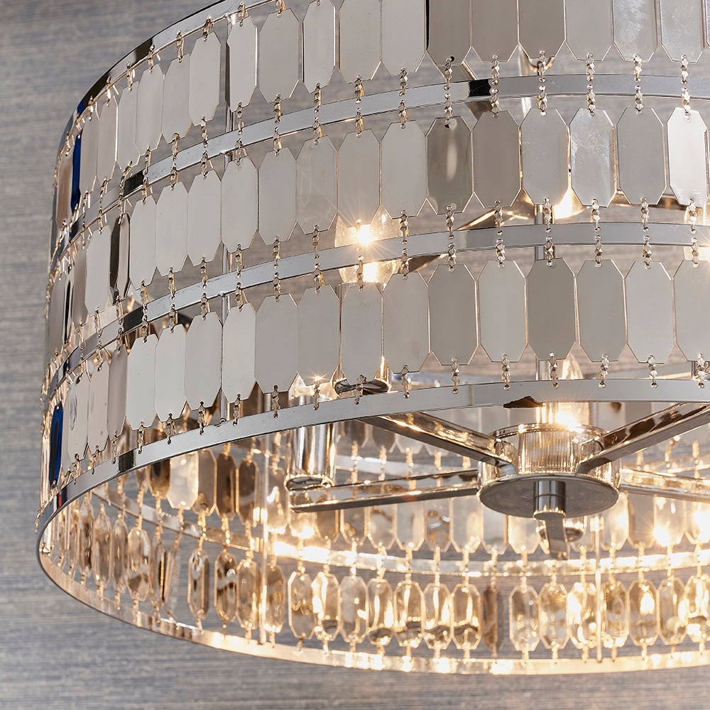 Endon Lighting 81965 Eldora 5Lt Pendant Chrome Plate