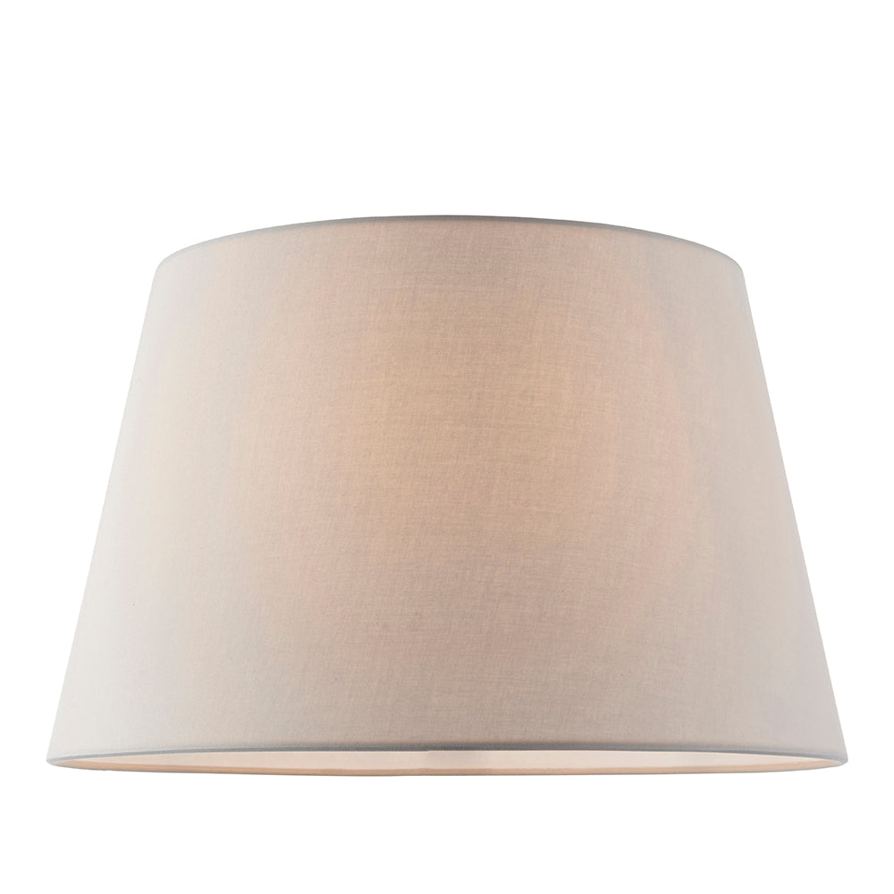 Endon Lighting 90134 Evie 1Lt Shade Pale Grey Cotton