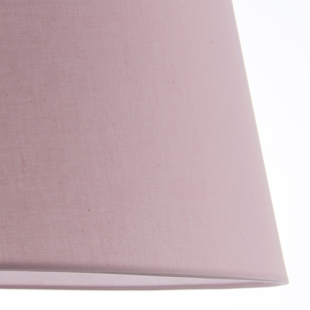 Endon Lighting 90136 Evie 1Lt Shade Pink Cotton