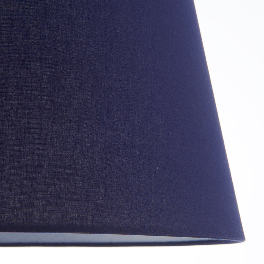 Endon Lighting 90138 Evie 1Lt Shade Navy Cotton