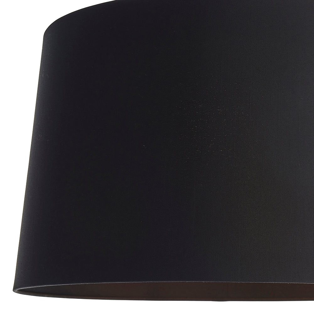 Endon Lighting 90546 Isla 1Lt Shade Black Silk