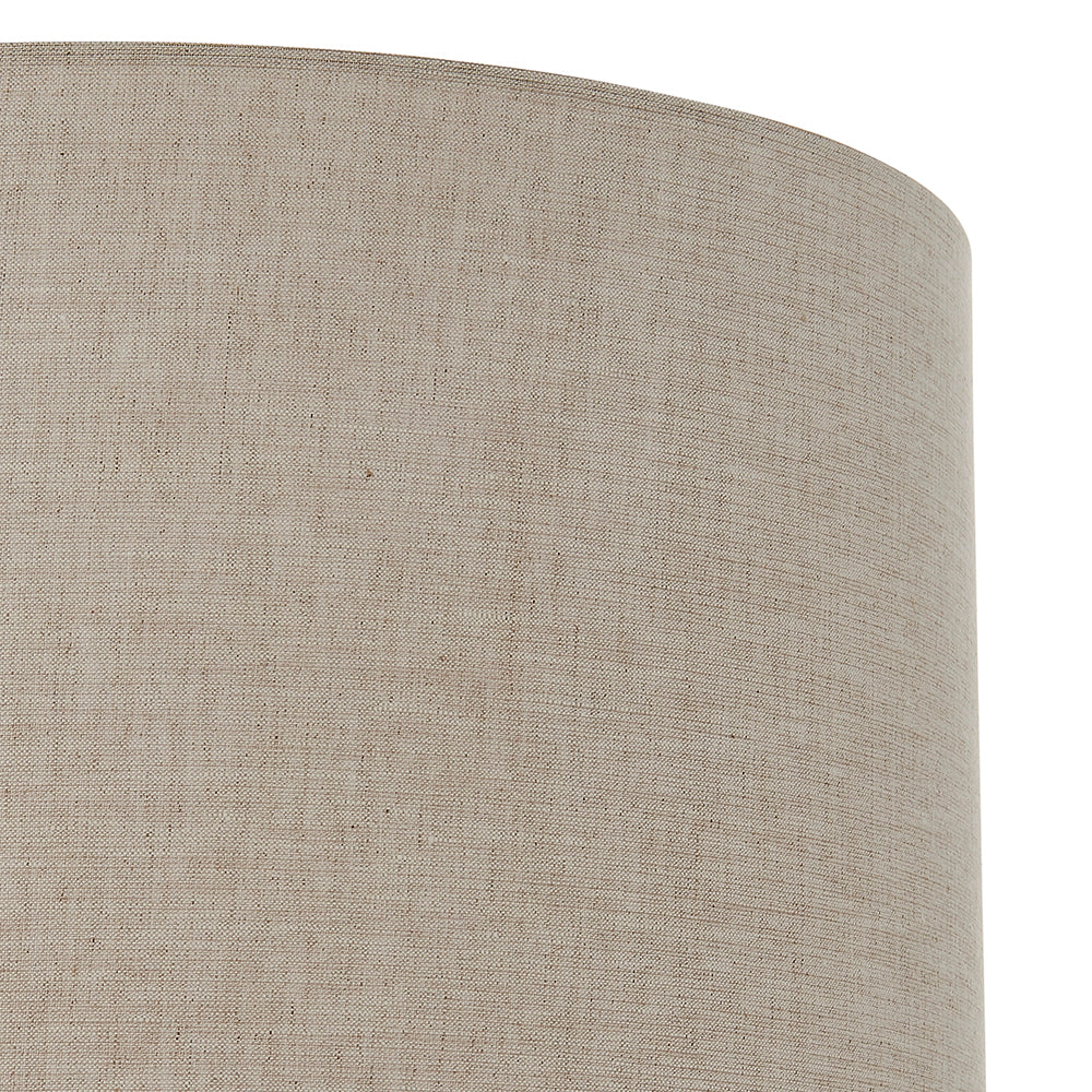 Endon Lighting 90550 Mae 1Lt Shade Taupe Linen & Taupe Fabric
