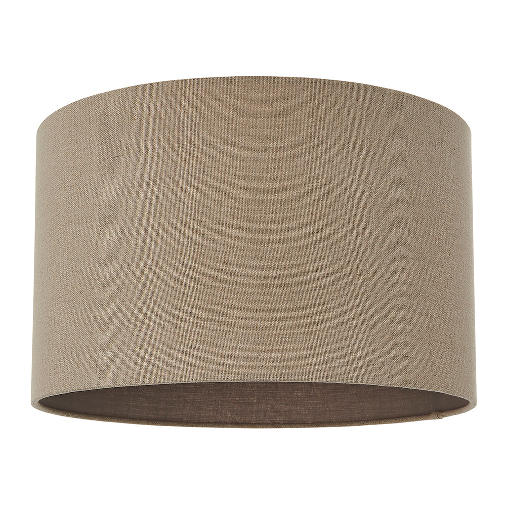 Endon Lighting 90552 Mae 1Lt Shade Taupe Linen & Taupe Fabric