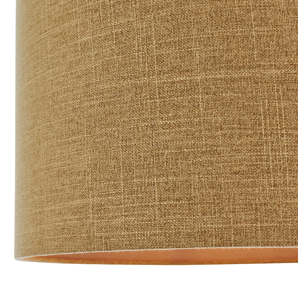 Endon Lighting 90554 Emma 1Lt Shade Putty Fabric