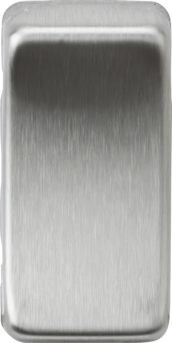 Switch cover - brushed chrome
