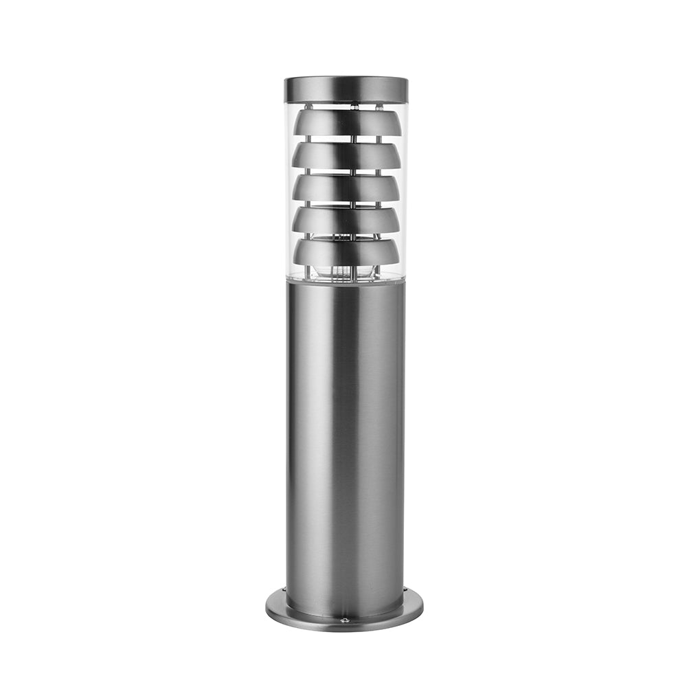 Endon Lighting 91813 Tangley 1Lt Floor Brushed Stainless Steel & Clear Pc