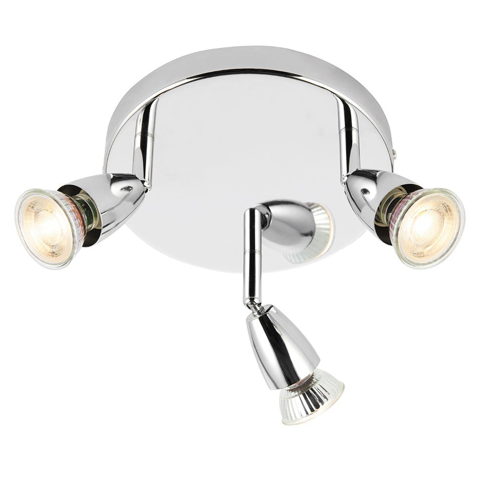 Endon Lighting 91822 Ascoli 3Lt Spot Chrome Plate