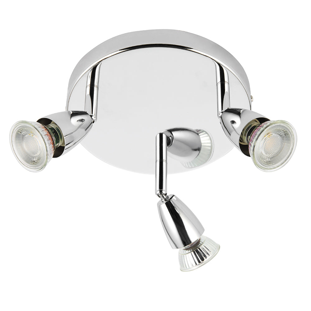 Endon Lighting 91822 Ascoli 3Lt Spot Chrome Plate