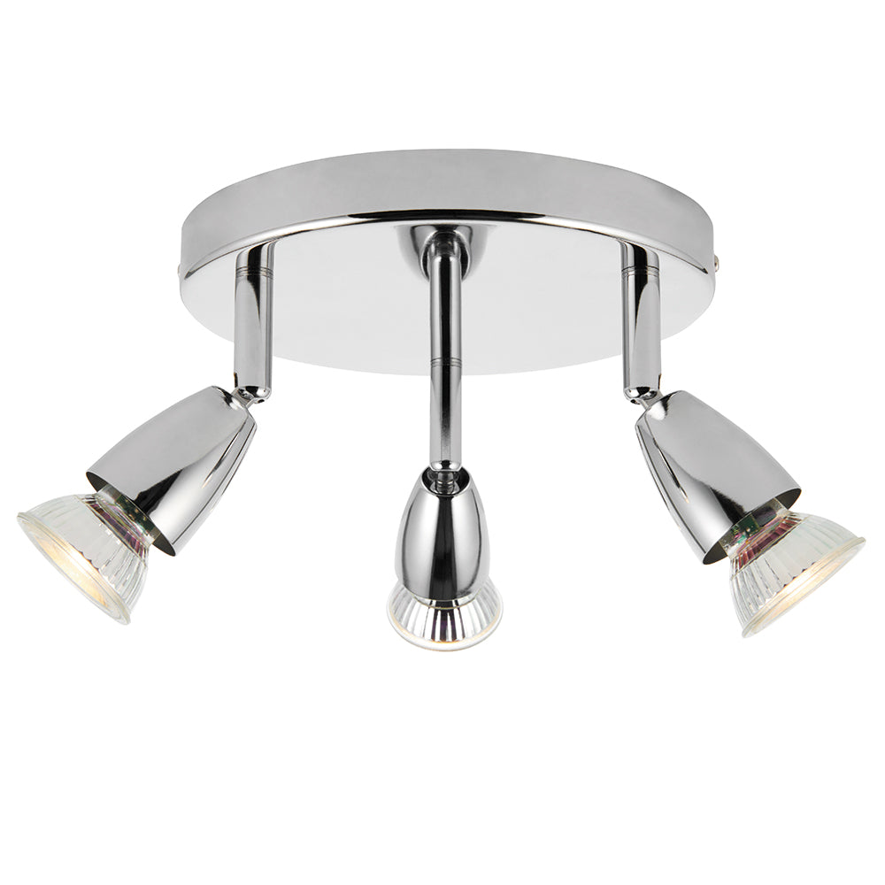 Endon Lighting 91822 Ascoli 3Lt Spot Chrome Plate