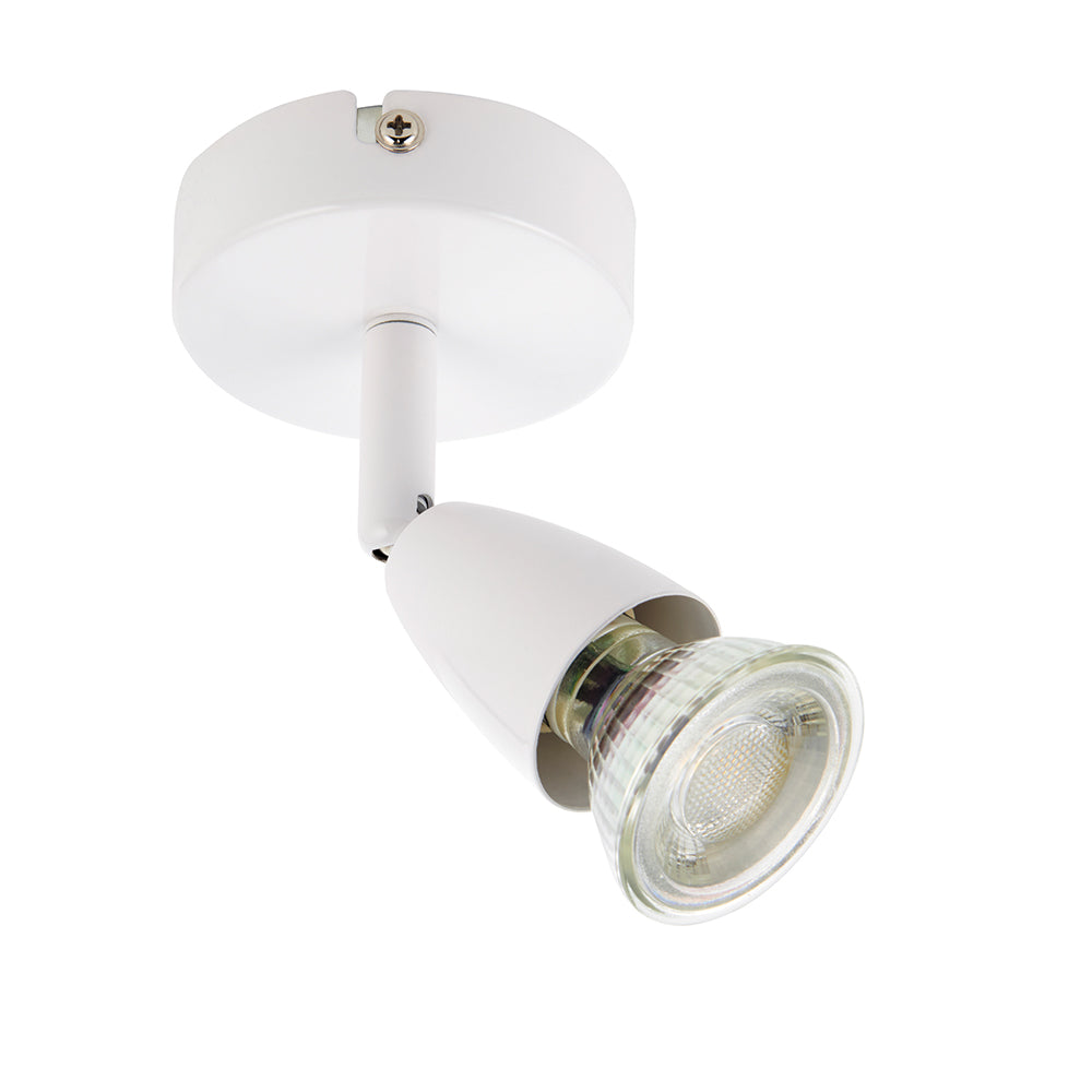 Endon Lighting 91823 Ascoli 1Lt Spot Gloss White