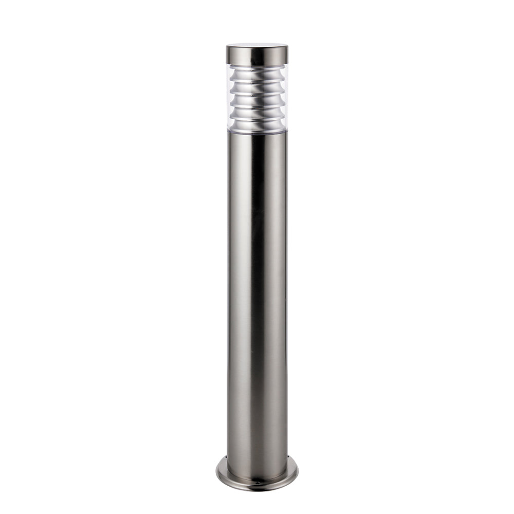 Endon Lighting 91827 Eaves 1Lt Floor Marine Grade Br Stainless Steel & Clear Pc
