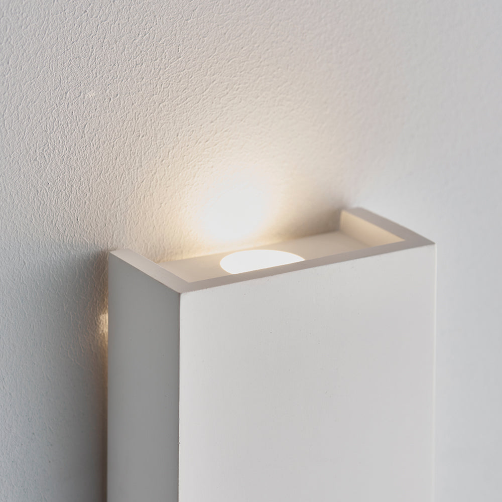 Endon Lighting 91842 Morley 2Lt Wall White Plaster