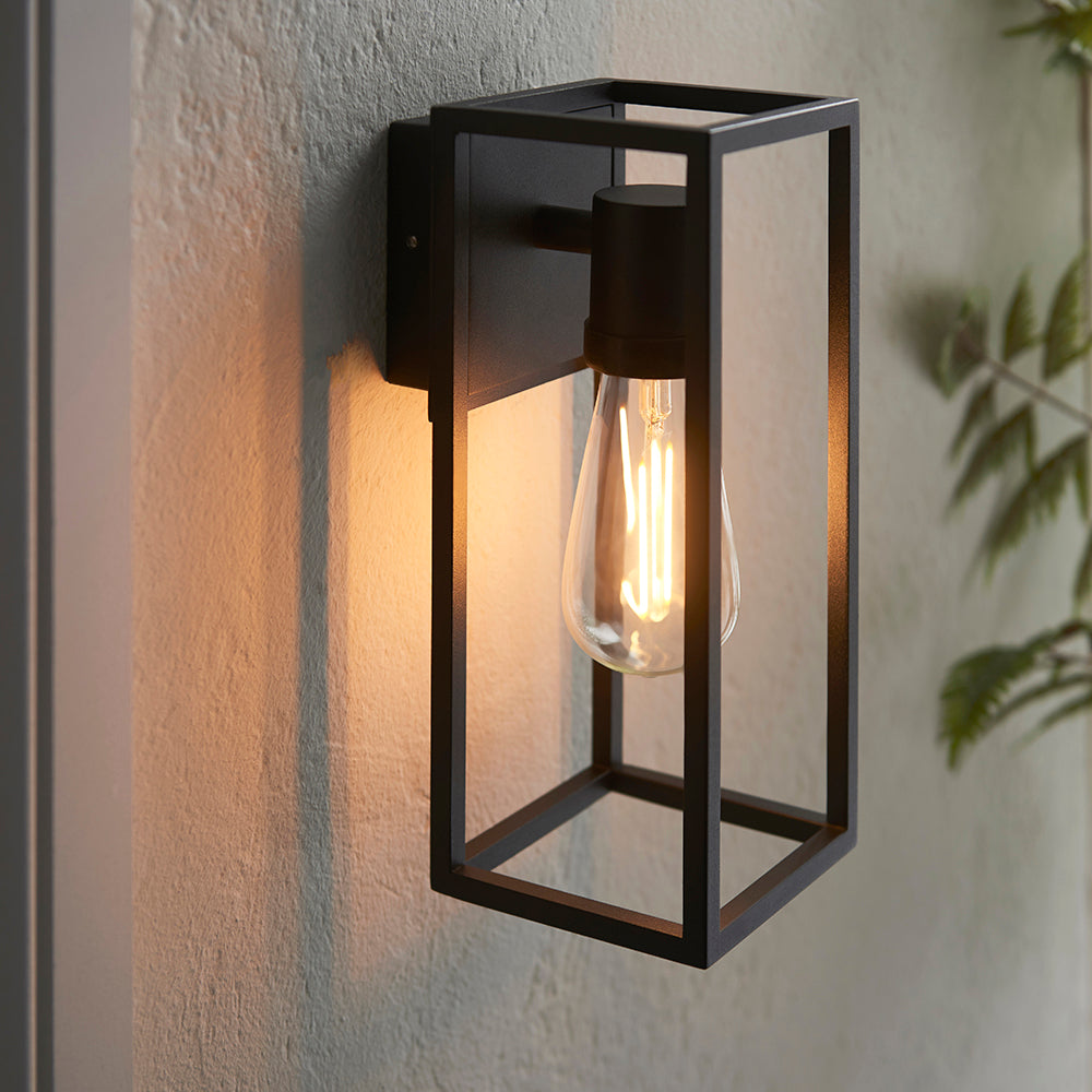 Endon Lighting 91993 Herbert 1Lt Wall Textured Black