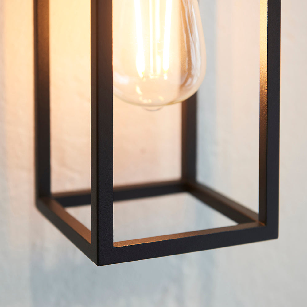 Endon Lighting 91993 Herbert 1Lt Wall Textured Black