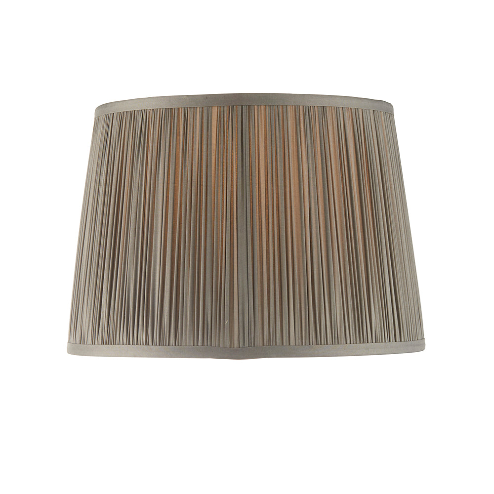 Endon Lighting 94383 Wentworth 1Lt Shade Charcoal Grey Silk