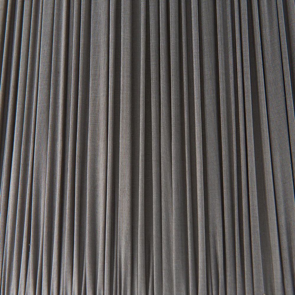 Endon Lighting 94383 Wentworth 1Lt Shade Charcoal Grey Silk