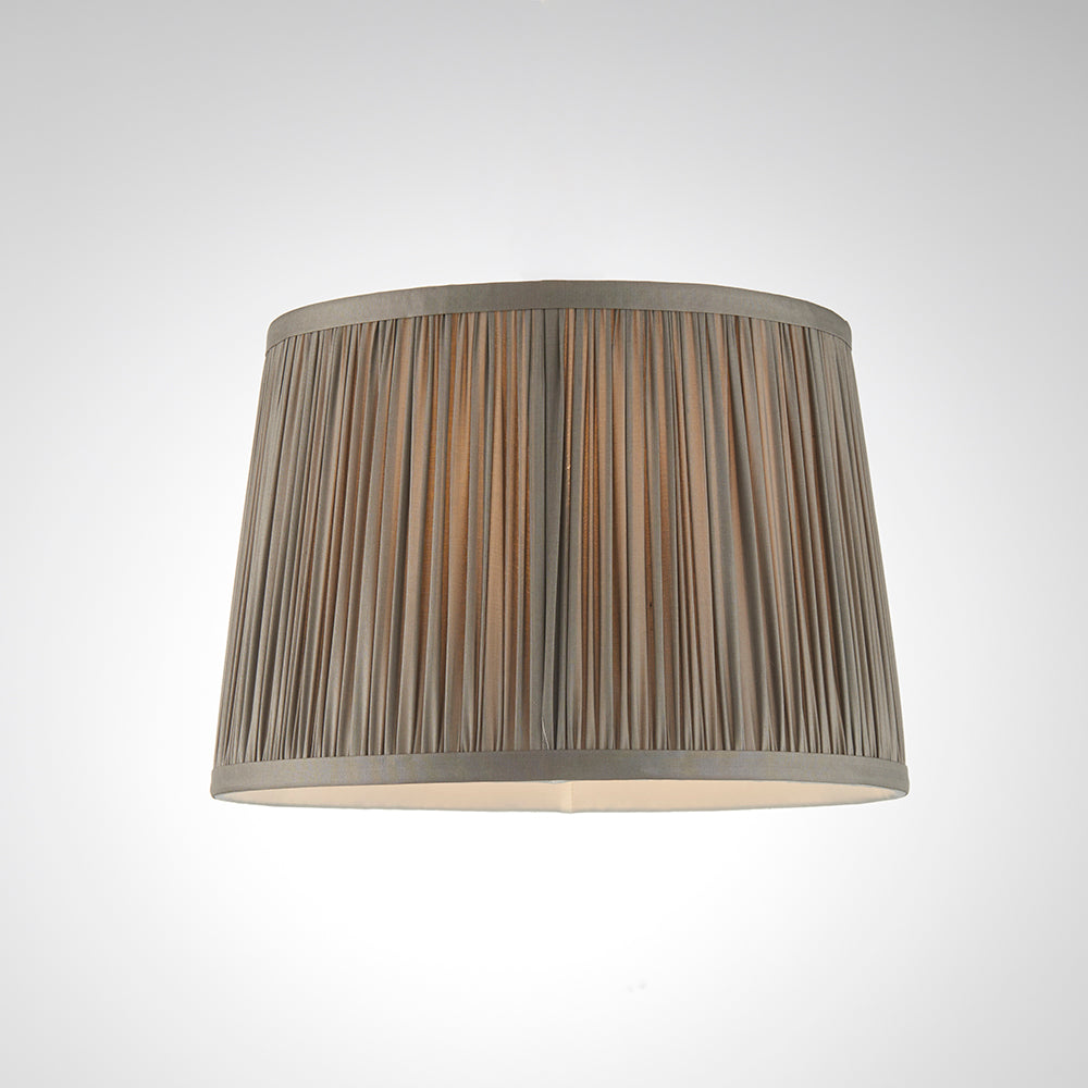 Endon Lighting 94389 Wentworth 1Lt Shade Charcoal Grey Silk