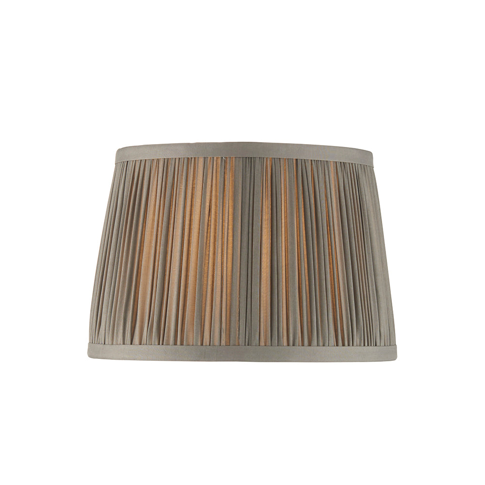 Endon Lighting 94390 Wentworth 1Lt Shade Charcoal Grey Silk