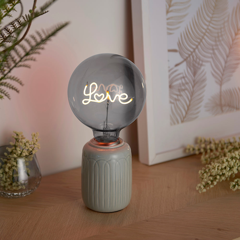 Endon Lighting 94504 Love Up 1Lt Accessory Smoked Glass