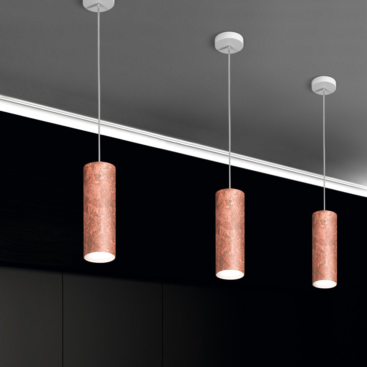 Kolarz A1347.31.VinCu/23 TUBE Pendant Light