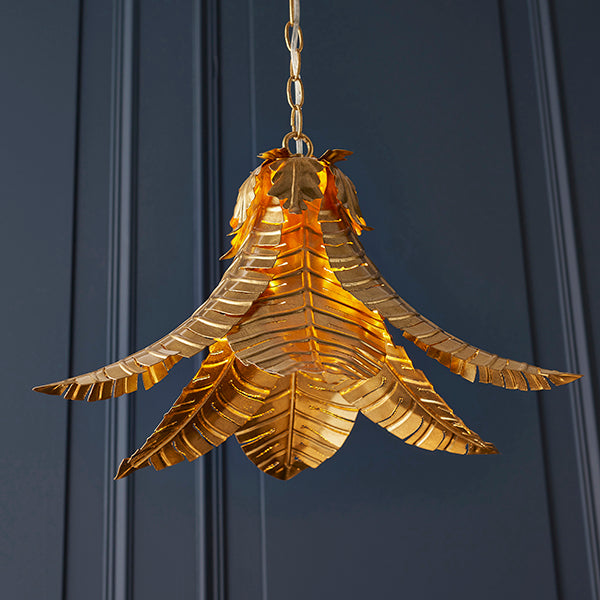 Leaf shape single pendant