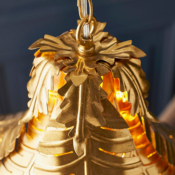 Leaf shape single pendant