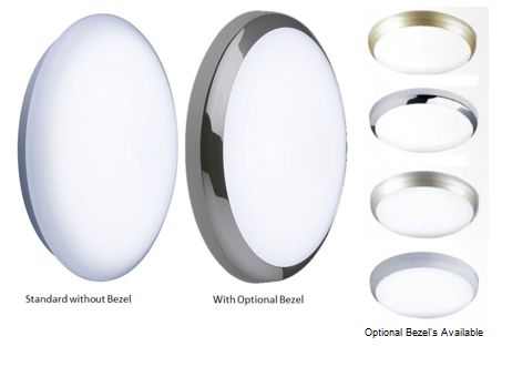 ML Accessories-BF2440 230V IP44 24W BF LED Bulkhead 400mm 1600lm 6000K