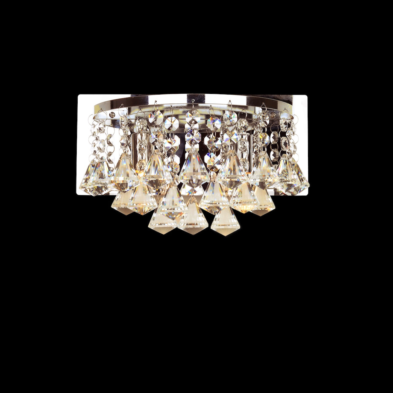 2 Light Crystal Wall 2 x 33W G9 Maximum