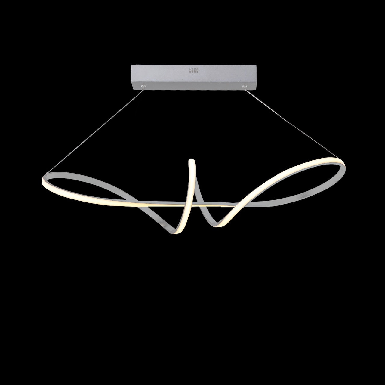 LED Pendent Silver 3000K 22W Integrated LED