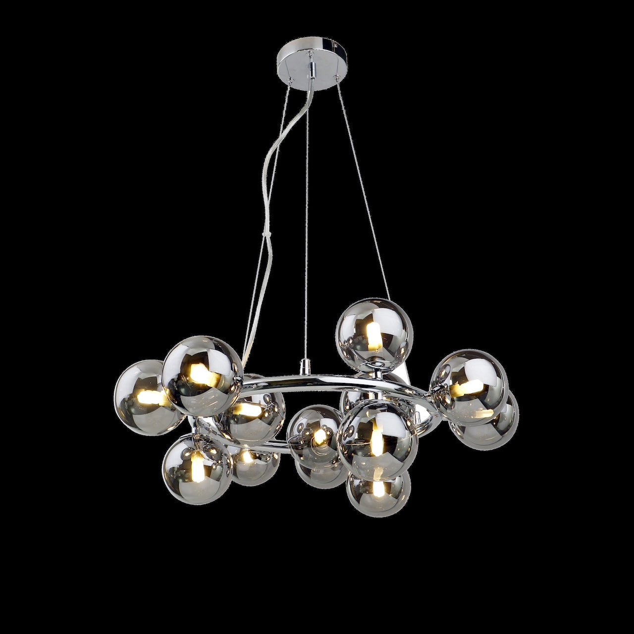 15 Light Round Pendant 15 x 33W G9 Maximum