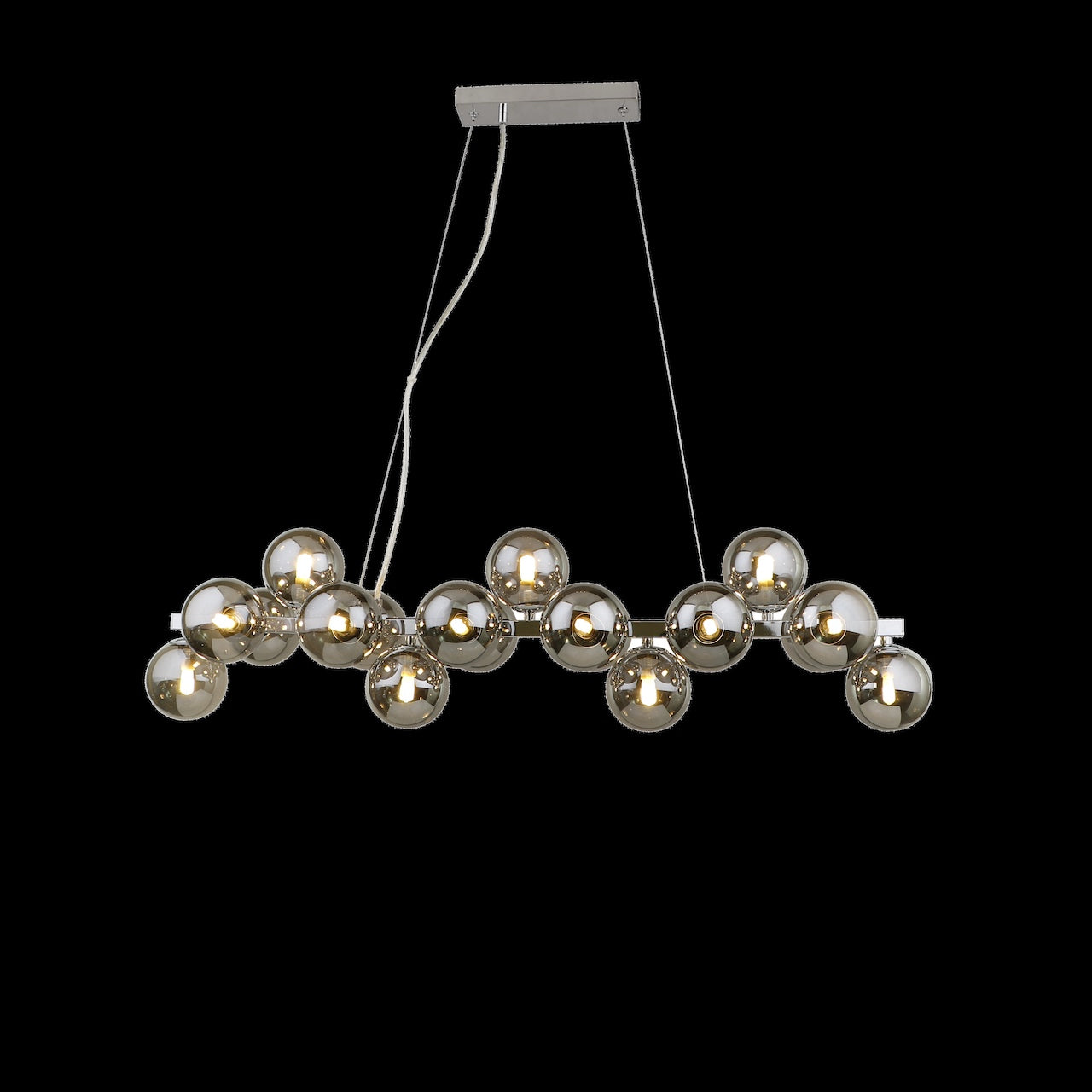 19 Light Round Pendant 19 x 33W G9 Maximum